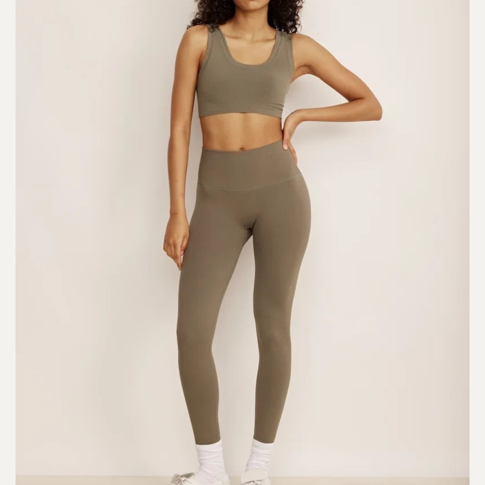 Sasei Tea Dye Sage Leggings size XS